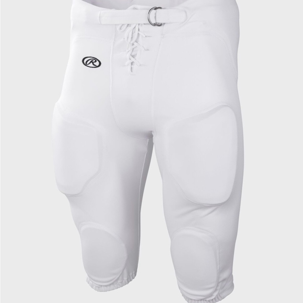 Rawlings Men's White Integrated Football Pants